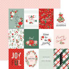 Carta Bella, Christmas Flora, Peaceful Journaling Cards