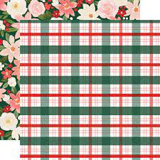 Carta Bella, Christmas Flora, Peaceful, Peaceful Plaid