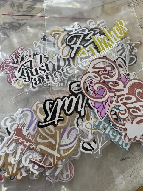TSC, Foil Assorted Words