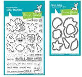 Lawn Fawn, How You Bean? Sea shell Add on Stamp & Die Set