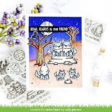 Lawn Fawn, Wild Wolves Stamp & Die Set