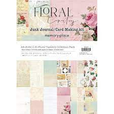 Memory-Place, Floral Tapestry, Junk Journal/Card Kit