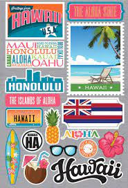Reminisce, Jet Settlers, Hawaii Stickers