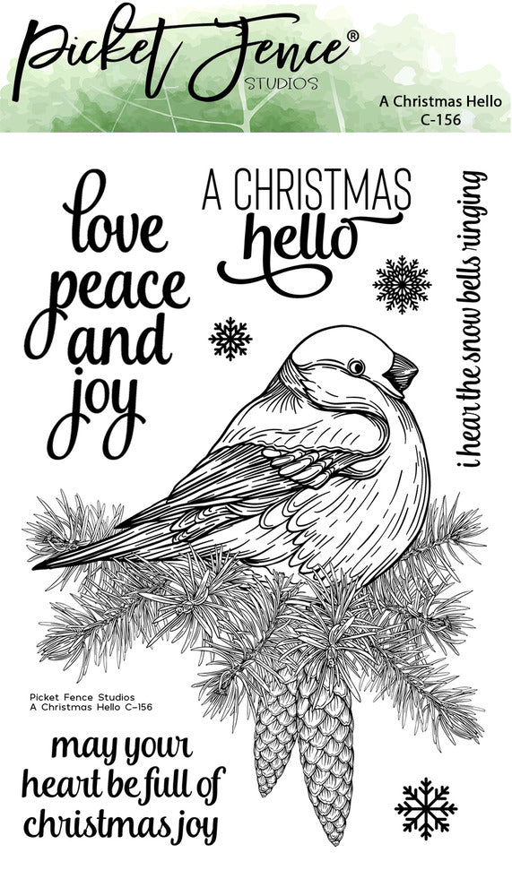 Picket Fence, A Christmas Hello Stamp