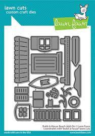 Lawn Fawn,Build A House- Beach Add On