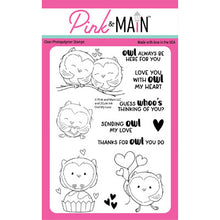 Load image into Gallery viewer, Pink &amp; Main, Owl My Love Stamp &amp; Die Cut
