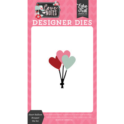 Echo Park, Ballon Bouquet Die cut Love
