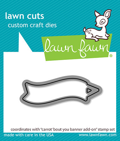 Lawn Fawn, Carrot ‘bout You Banner Add-On Stamp & Die set