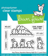 Load image into Gallery viewer, Lawn Fawn,Hay There Hayrides! Bunny Add-on Stamp &amp; Die set q
