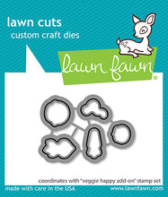 Load image into Gallery viewer, Lawn Fawn, Veggie Happy Add On stamp &amp; die cut q
