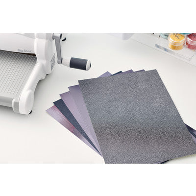 Sizzix, Opulent Cardstock Pack 50 Sheets-Charcoal