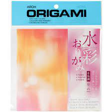 Aitoh, Origami Paper pack, 6 Tones Tie Dye