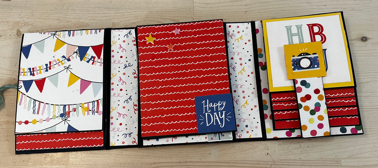 Birthday Mini Album in a 5x7 size