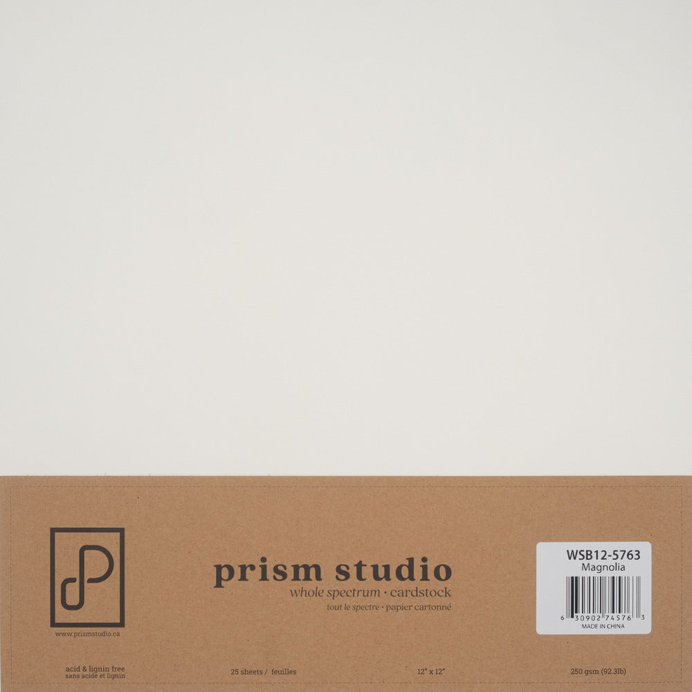 Prism Studio, Whole Spectrum 12x12 Cardstock pack: Magnolia
