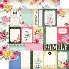 Carta Bella Bloom; Multi Journaling Cards