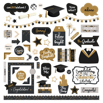 Photoplay, The Graduate Sticker Sheet