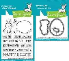 Lawn Fawn, Eggstraordinary Easter Add-On Stamp & Die Set