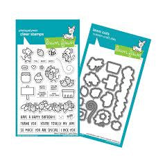 Lawn Fawn, Berry Special  Stamp & die set q