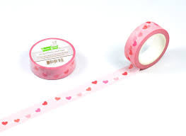 Lawn Fawn, String of Hearts,  Washi Tape