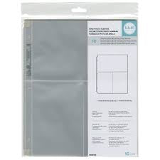 American Crafts, WE R, Ring, 8.5x11 Page Protectors