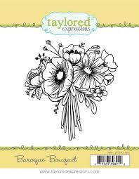 Taylored Expressions, Baroque bouquet stamp