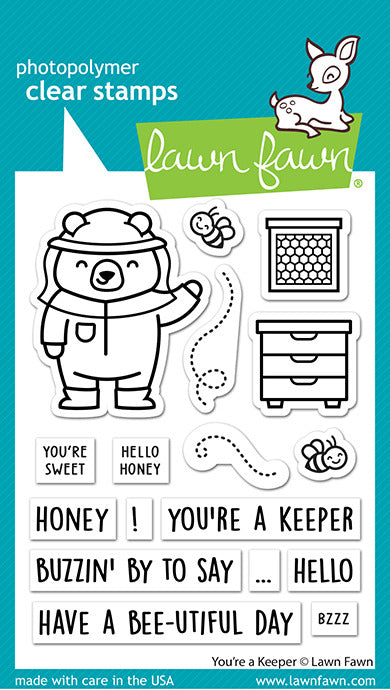 Lawn Fawn, You’re a Keeper Stamp & Die Set