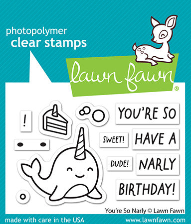 Lawn Fawn, You’re So Narly Stamp & Die Cut