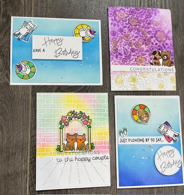 Card Kit: Lawn Fawn Card Kit- 4 Cards