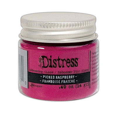 Ranger Distress, Embossing Glaze, Picked Raspberry