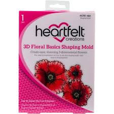 Heartfelt Creations, 3D Floral Basics Shaping Mold