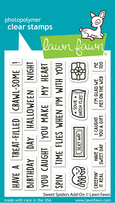 Lawn Fawn, Sweet Spiders Add On Stamp