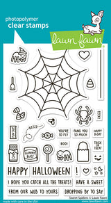 Lawn Fawn, Sweet Spiders Stamp & Die Set