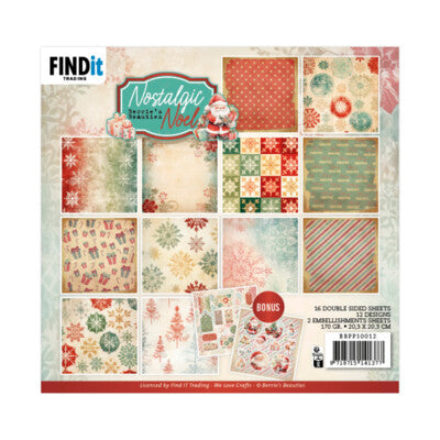 Find it Trading; Nostalgic Noel; 8 x 8 Paper Pad