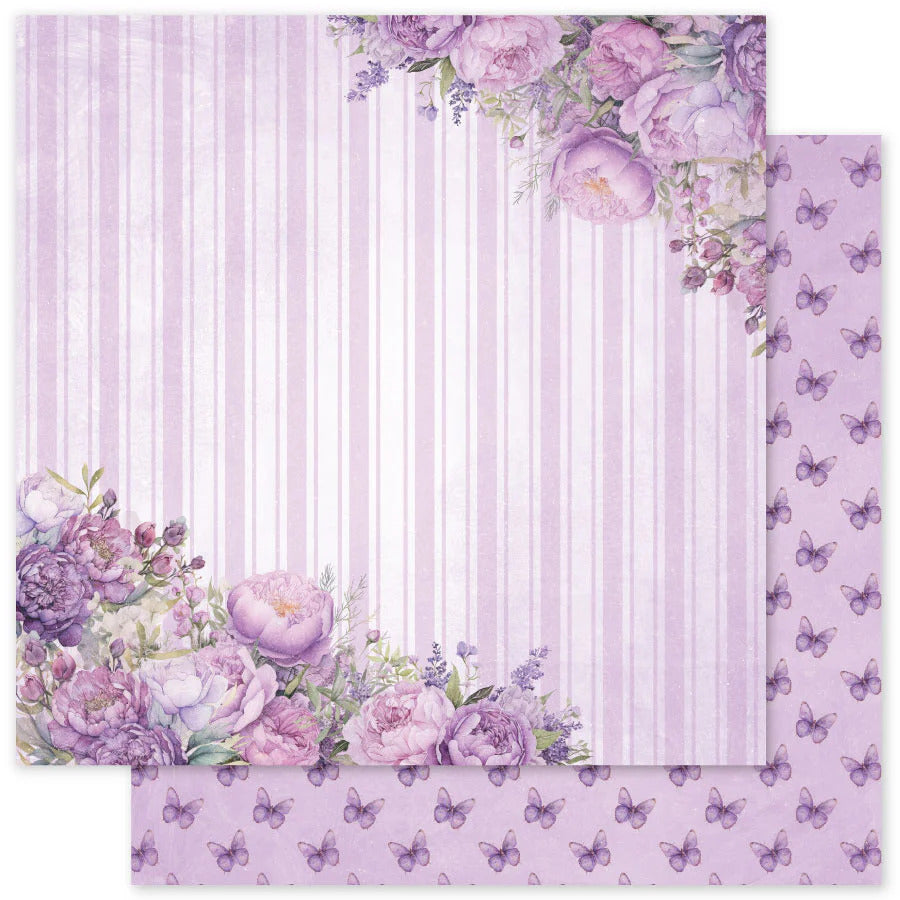 Paper Rose, Lavender & Fairies B