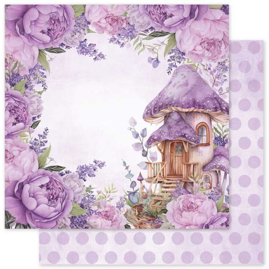 Paper Rose, Lavender & Fairies E