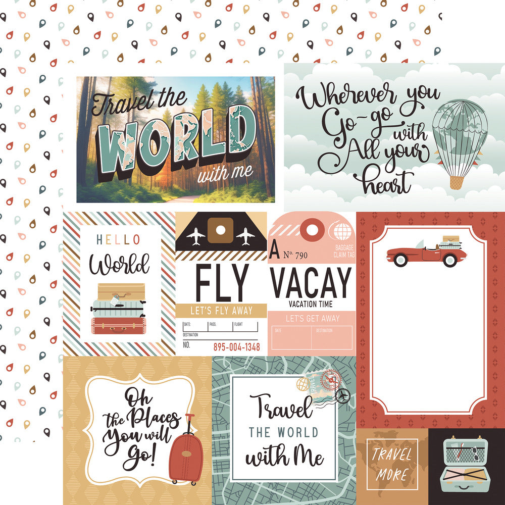 Echo Park, Let’s Take the Trip, Multi Journaling Cards