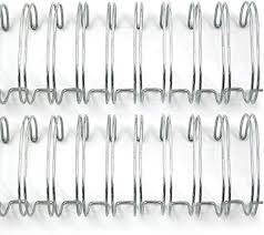 American Crafts, WE R Memory Makers, Cinch Binding Coils-Silver 1”