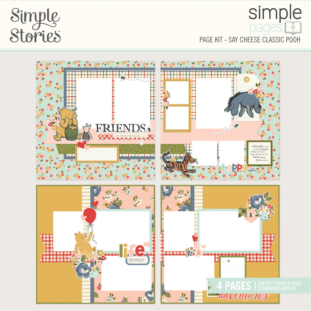 Simple Stories, Say Cheese Classic Pooh Page Kit