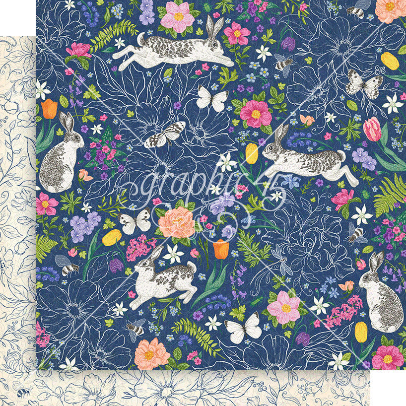 Graphic 45, Spring is in the Air, Fife in Full Bloom