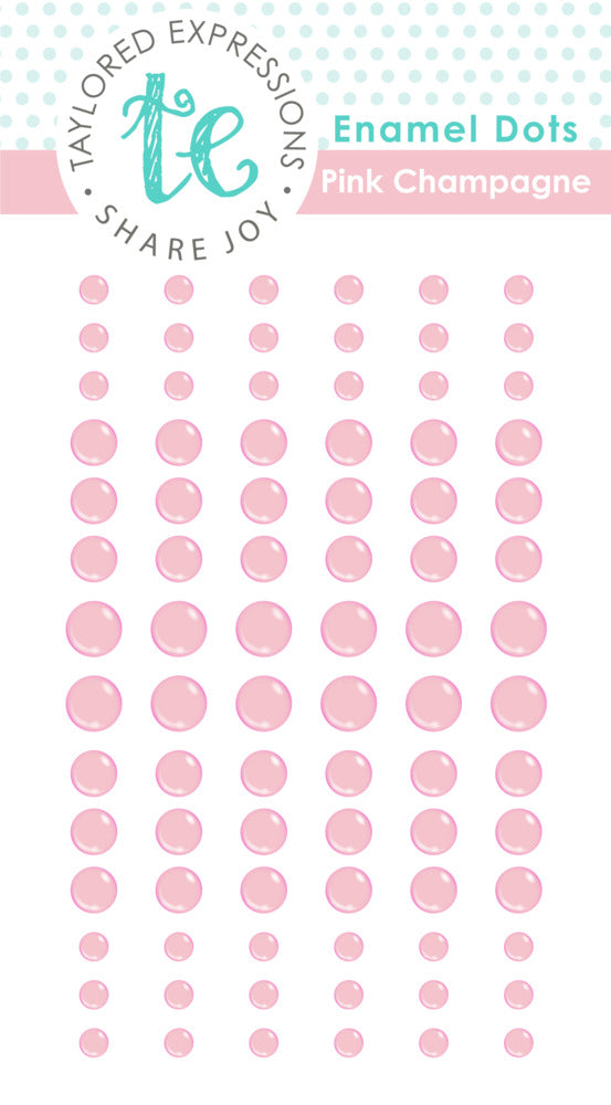 Taylored Expressions, Enamel Dots, Pink Champagne