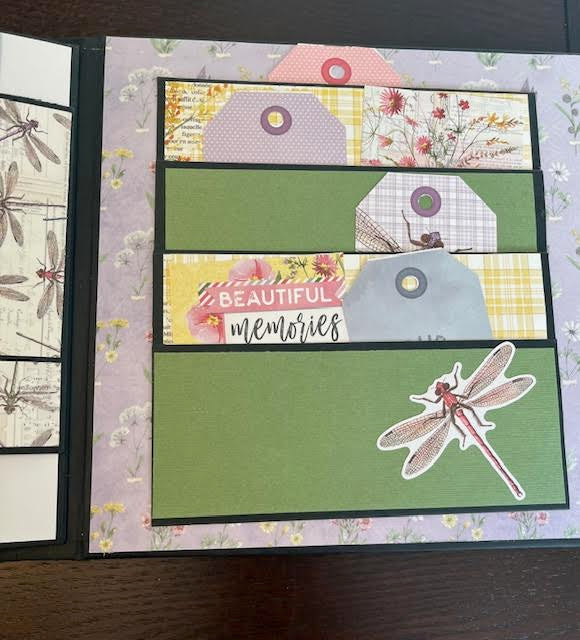 Virtual Mini Book Class: Meadow Flowers Mini Book- Black paper BASE kit