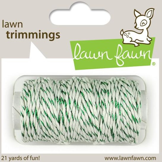 Lawn Fawn, Green Sparkle Hemp Cord