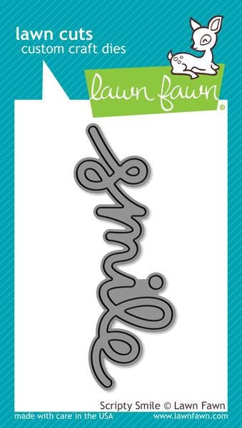 Lawn Fawn, Scripty Smile Die Cut