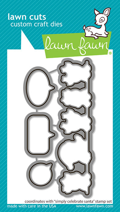 Lawn Fawn, Simply Celebration: Santa Stamp & Die Set