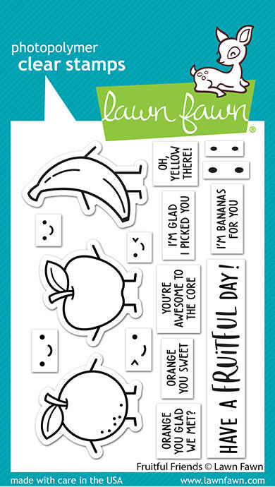 Lawn Fawn,  Fruitful Friends Stamp & Die Set
