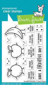 Lawn Fawn,  Fruitful Friends Stamp & Die Set