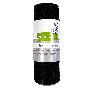 Lawn Fawn, Lawn Trimmings, Hemp Twine, Black
