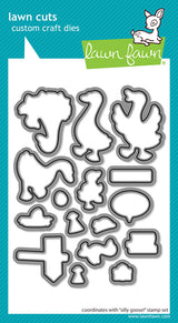 Lawn Fawn, Silly Goose Stamp & Die Set