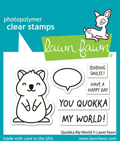 Lawn Fawn, Clear Stamp, Quokka My World