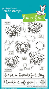 Lawn Fawn, Clear Stamp, I Like Big Butterflies Set